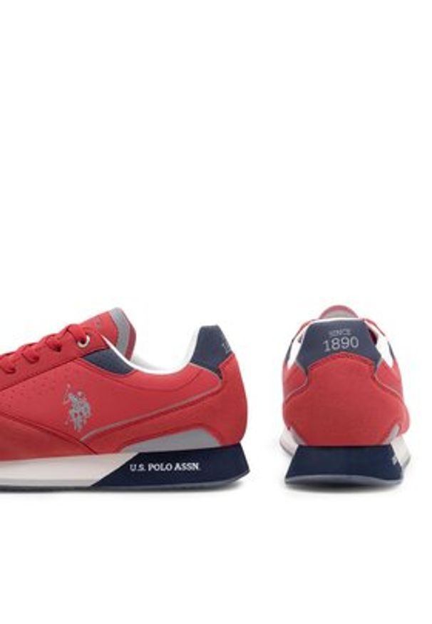 U.S. Polo Assn. Sneakersy NOBIL003M/CHY4 Czerwony. Kolor: czerwony