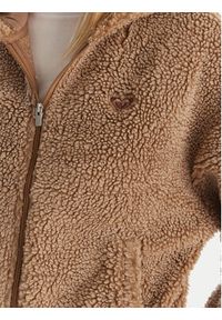 Roxy Polar City Track Brązowy Regular Fit. Kolor: brązowy. Materiał: syntetyk #4