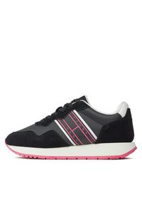 Tommy Jeans Sneakersy Tjw Eva Runner Mat Mix Ess EN0EN02510 Czarny. Kolor: czarny. Materiał: skóra