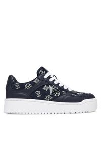 Sneakersy Guess. Kolor: niebieski
