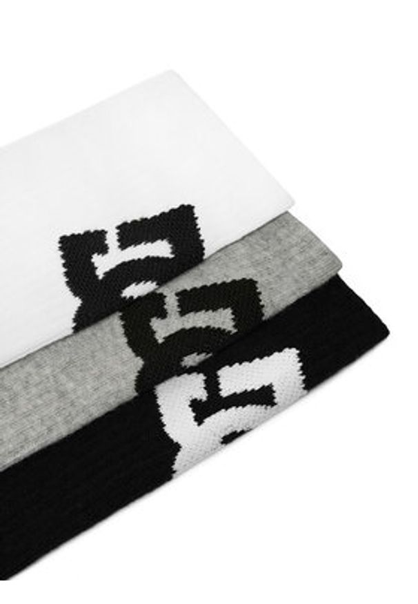 DC Shoes Skarpety długie AS_DC_02W_SS25 (3-PACK) Biały. Kolor: biały. Materiał: bawełna