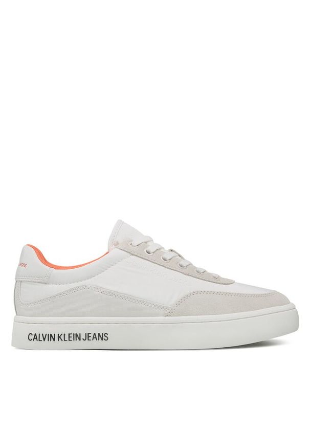 Sneakersy Calvin Klein Jeans. Kolor: biały
