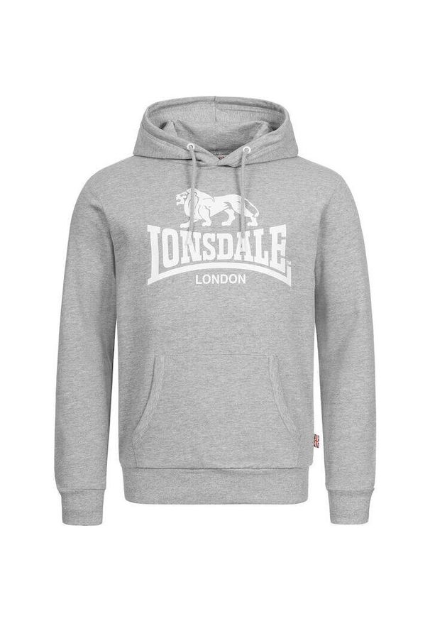 Bluza z kapturem Lonsdale Fremington. Typ kołnierza: kaptur. Kolor: szary
