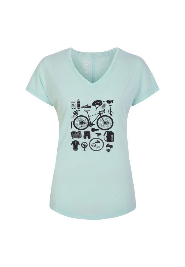 Regatta - Damska Koszulka Rowerowa Calm Bicycle T-shirt. Kolor: zielony. Sport: turystyka piesza
