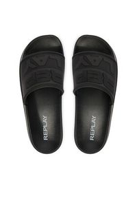 Replay - REPLAY Klapki GWF1H .000.C0037S Czarny. Kolor: czarny. Materiał: syntetyk #4