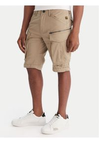 G-Star RAW - G-Star Raw Szorty materiałowe Rovic Zip D26214-5126 Zielony Relaxed Fit. Kolor: zielony. Materiał: bawełna #1