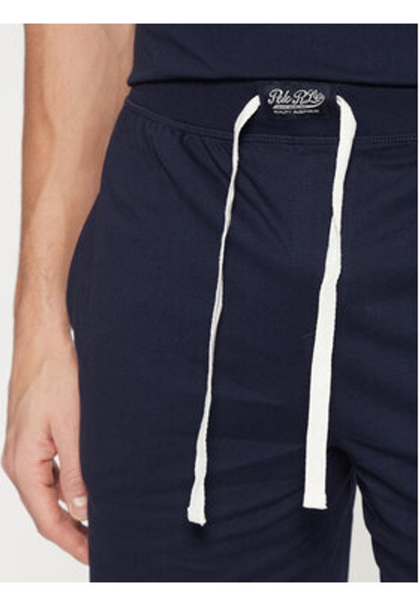Polo Ralph Lauren Szorty sportowe 714965506004 Granatowy Slim Fit. Kolor: niebieski. Materiał: bawełna. Styl: sportowy