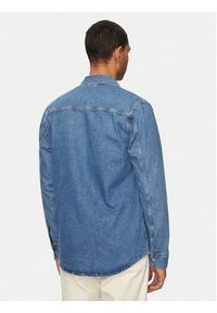 Pepe Jeans Koszula jeansowa PM308584 Niebieski Regular Fit. Kolor: niebieski. Materiał: bawełna #5