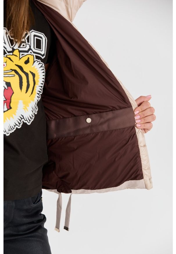 DIEGO M Beżowa damska kurtka, Rozmiar 42 EU - 46 IT. Kolor: beżowy