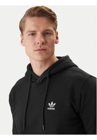 Adidas - adidas Bluza Trefoil Essentials IY4930 Czarny Regular Fit. Kolor: czarny. Materiał: bawełna #4