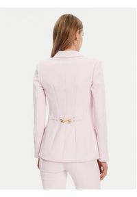 Elisabetta Franchi Marynarka GI-144-51E2-V560 Różowy Regular Fit. Kolor: różowy. Materiał: syntetyk #3