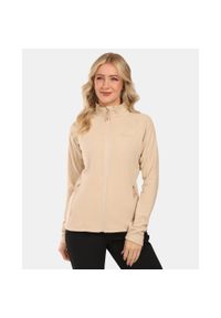 Damska polarowa warstwa środkowa Kilpi GLAMER-W. Kolor: beżowy. Materiał: polar. Sezon: zima. Sport: narciarstwo #1
