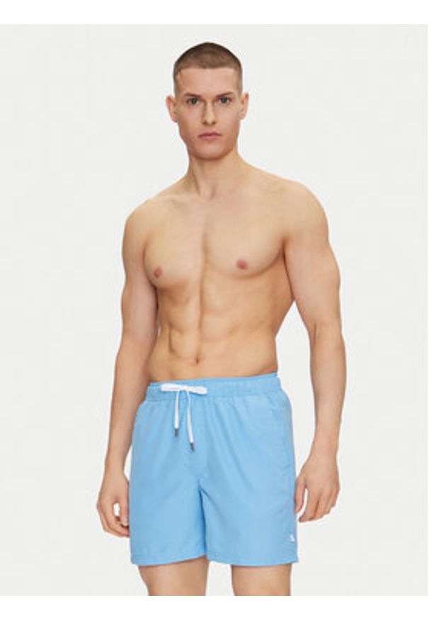 Resteröds Szorty kąpielowe Willy 55251 6460 Niebieski Regular Fit. Kolor: niebieski. Materiał: syntetyk