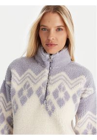 Roxy Polar Mountain Story ERJPF03228 Biały Regular Fit. Kolor: biały. Materiał: syntetyk #4
