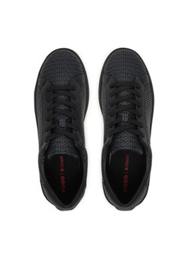 Hugo - HUGO Sneakersy Neston Tenn 50563582 Czarny. Kolor: czarny