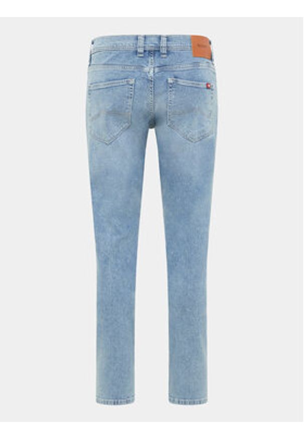 Mustang Jeansy Oregon 1014864 Granatowy Slim Fit. Kolor: niebieski