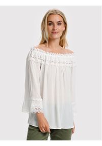 Cream Bluzka Bea 10608022 Biały Relaxed Fit. Kolor: biały. Materiał: wiskoza