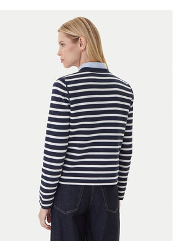 TOMMY HILFIGER - Tommy Hilfiger Kardigan WW0WW40846 Granatowy Regular Fit. Kolor: niebieski. Materiał: bawełna