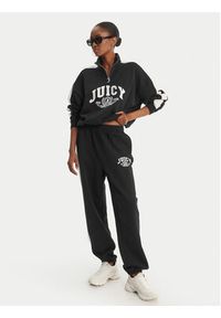 Juicy Couture Spodnie dresowe College JCSBJ126402 Czarny Relaxed Fit. Kolor: czarny. Materiał: bawełna #3