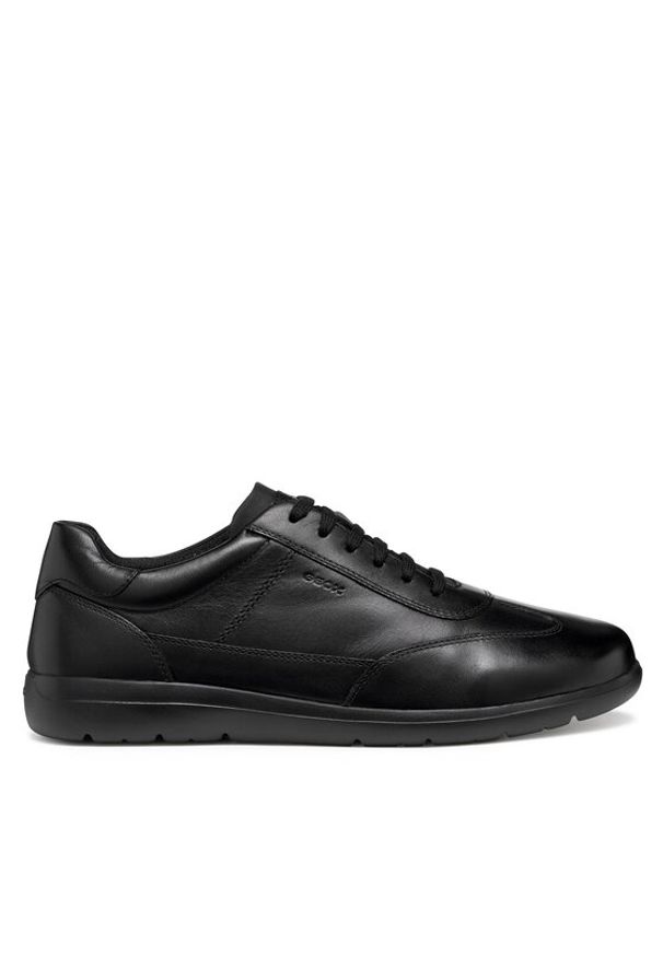 Geox Sneakersy U Leitan U563QA 00085 C9999 Czarny. Kolor: czarny. Materiał: skóra