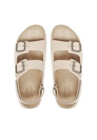ecco - ECCO Sandały Cozmo 20690302378 Écru. Kolor: kremowy. Materiał: skóra #5