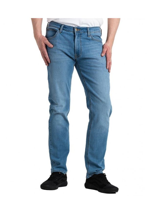 Lee - LEE DAREN ZIP FLY MĘSKIE SPODNIE JEANSOWE JEANSY FRESH MID WORN IN L707SQC50