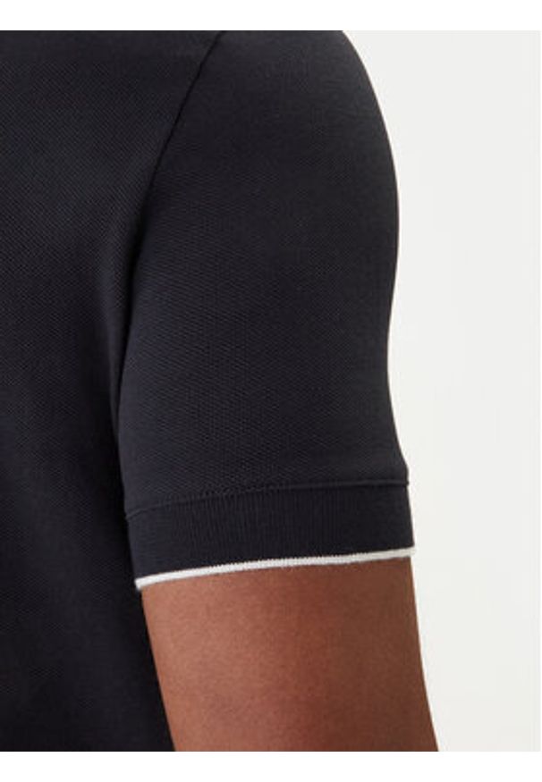 Armani Exchange Polo XM001285 AF10366 UB101 Granatowy Slim Fit. Typ kołnierza: polo. Kolor: niebieski. Materiał: bawełna