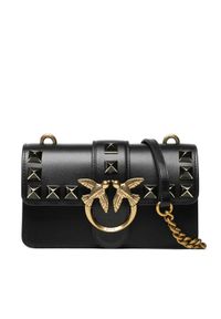 Pinko Torebka Love One Mini Cl PE 23 PLTT 100059 A0NF Czarny. Kolor: czarny. Materiał: skórzane #1