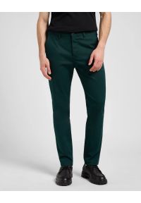 Lee - MESKIE SPODNIE LEE SLIM CHINO JADE FOREST 112370610 #1
