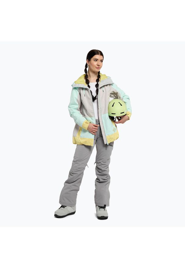 Roxy - Kurtka snowboardowa damska ROXY Ravine Hoodie. Kolor: wielokolorowy. Sezon: zima. Sport: snowboard