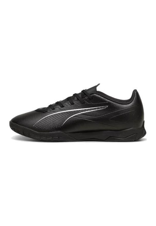 Buty piłkarskie męskie Puma Ultra 5 Play It. Kolor: czarny. Materiał: materiał, syntetyk. Szerokość cholewki: normalna. Sport: piłka nożna