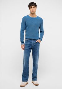 Męskie Spodnie Jeansowe Mustang Style Michigan Straight Denim Blue 1017443 5000 803 #8