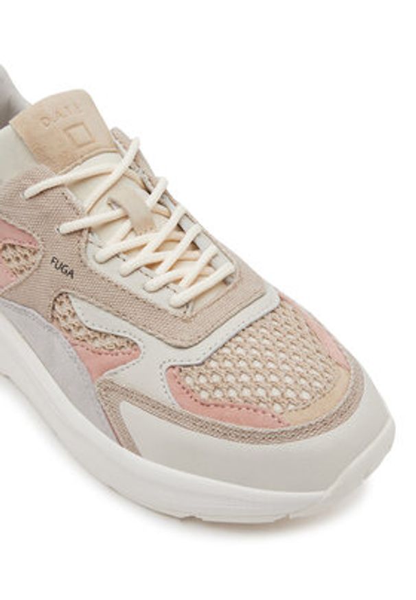 D.A.T.E. Sneakersy Fuga W421-FG-ET Brązowy. Kolor: brązowy. Materiał: zamsz, skóra