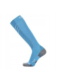 Skarpety narciarskie damskie UYN Ski Race Shape Socks. Kolor: niebieski, szary, wielokolorowy. Sport: narciarstwo