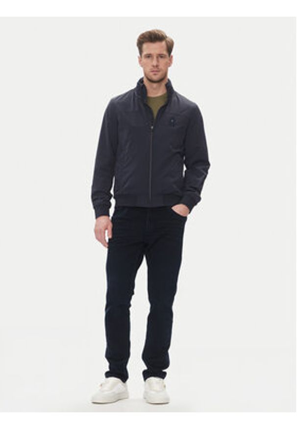 Aeronautica Militare Kurtka bomber 251AB2210CT3264 Granatowy Regular Fit. Kolor: niebieski. Materiał: syntetyk
