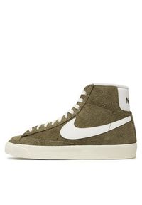 Nike Sneakersy Blazer Mid '77 Vntg DV7006 201 Zielony. Kolor: zielony. Materiał: skóra, zamsz #3