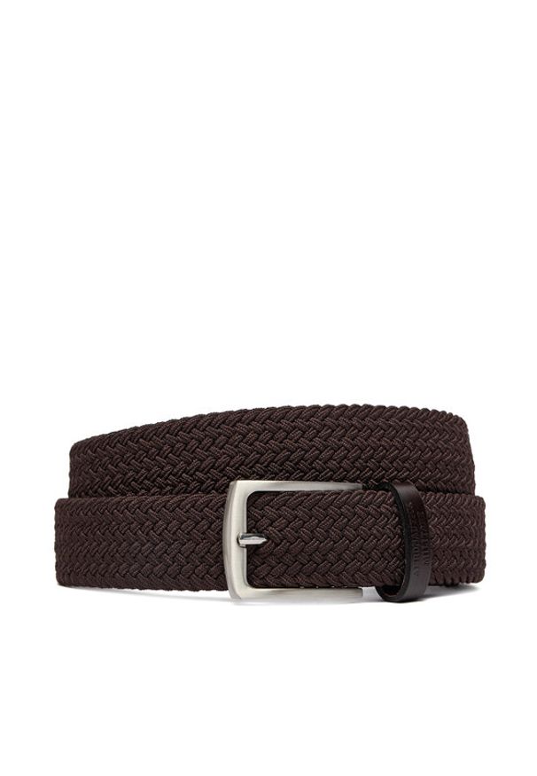 Aeronautica Militare Pasek Męski 261CI0307UCT03454 Brązowy. Kolor: brązowy. Materiał: materiał