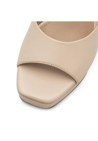 Simple Sandały MURCIA-109610 Beżowy. Kolor: beżowy