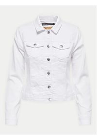 only - ONLY Kurtka jeansowa Woder 15243147 Biały Regular Fit. Kolor: biały. Materiał: bawełna