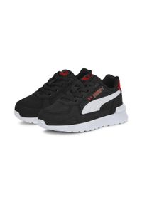 Puma - Niemowlęce obuwie sportowe Graviton AC PUMA Black White Red. Kolor: biały, wielokolorowy, czarny