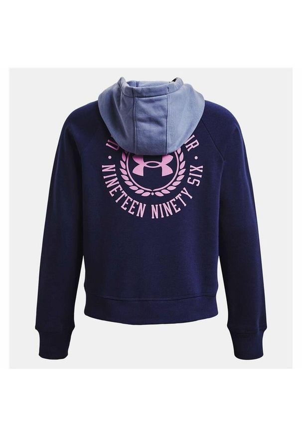 Bluza z kapturem Damska Under Armour Rival Fleece Kobieta. Typ kołnierza: kaptur. Kolor: wielokolorowy, różowy, niebieski
