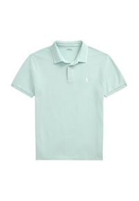 Polo Ralph Lauren Polo 710963494005 Zielony Custom Slim Fit. Typ kołnierza: polo. Kolor: zielony. Materiał: bawełna #5