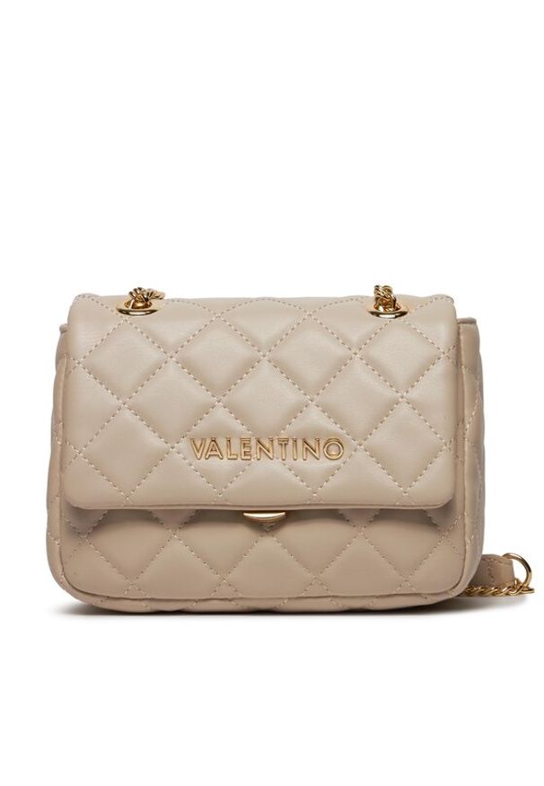 VALENTINO - Valentino Torebka Ocarina VBS3KK05R Écru. Kolor: kremowy. Materiał: skórzane
