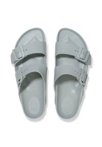Birkenstock - BIRKENSTOCK Arizona EVA Pure Sage Klapki męskie. Okazja: na co dzień, na plażę. Kolor: zielony. Wzór: paski. Sezon: lato. Styl: klasyczny, elegancki, casual, wizytowy, sportowy #2