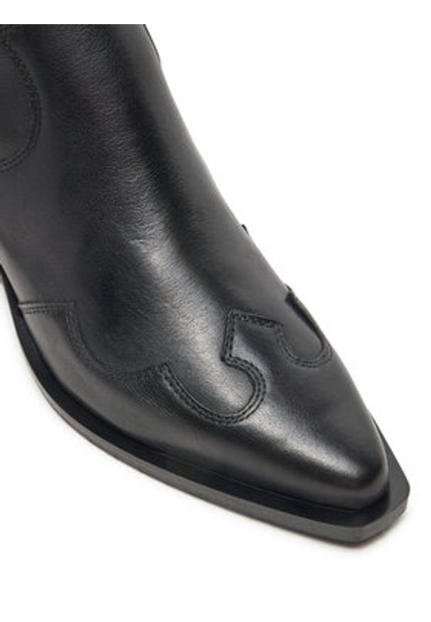 Karl Lagerfeld - KARL LAGERFELD Botki Kansas KL33265 Czarny. Kolor: czarny. Materiał: skóra