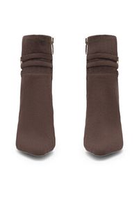 Nine West Botki LUBENA ZL23003CC Brązowy. Kolor: brązowy. Materiał: materiał #4