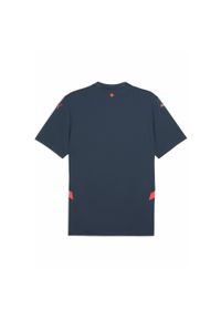Puma - Męska koszulka wyjazdowa Malmö FF PUMA Dark Night Fire Orchid Blue Red. Kolor: czerwony, wielokolorowy, niebieski