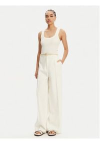 JACQUEMUS Top 241JS158-2032 Écru Regular Fit. Materiał: bawełna