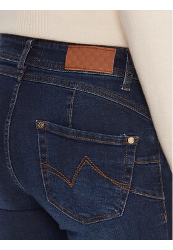 Gaudi Jeansy 521BD26024 Granatowy Slim Fit. Kolor: niebieski