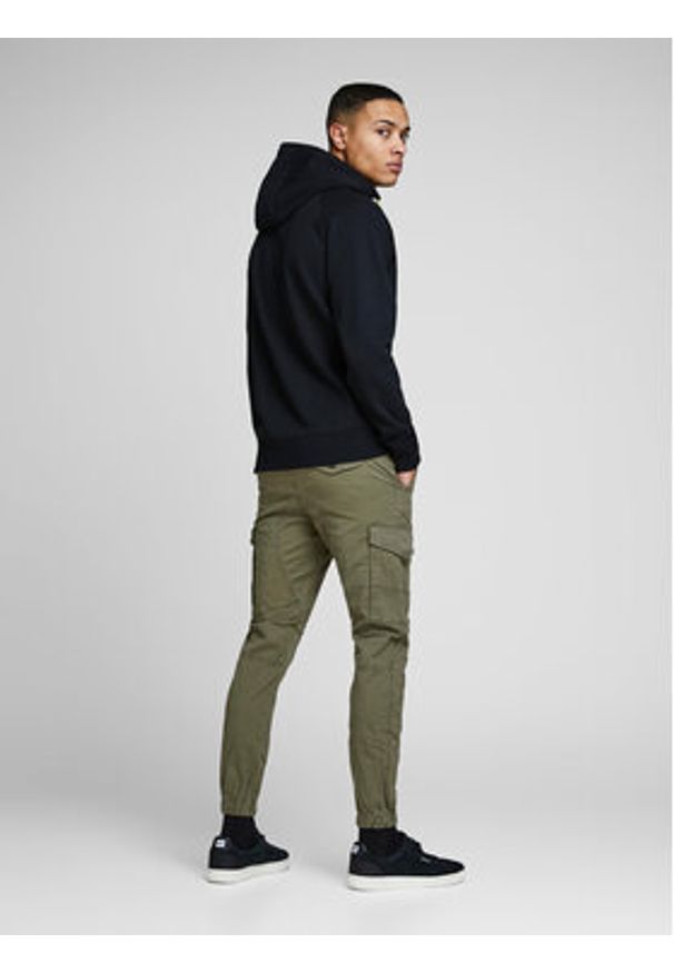 Jack & Jones - Jack&Jones Spodnie materiałowe Paul Flake 12141844 Zielony Tapered Fit. Kolor: zielony. Materiał: bawełna